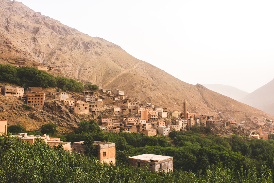 Imlil trailhead village at 1,740m β Berber houses and walnut terraces below the High Atlas, the start of the Mount Toubkal trek