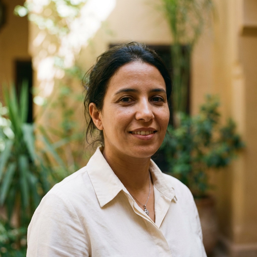 Amina El Fassi — Marrakech-based licensed female tour guide (FNGTM, ONMT-certified)